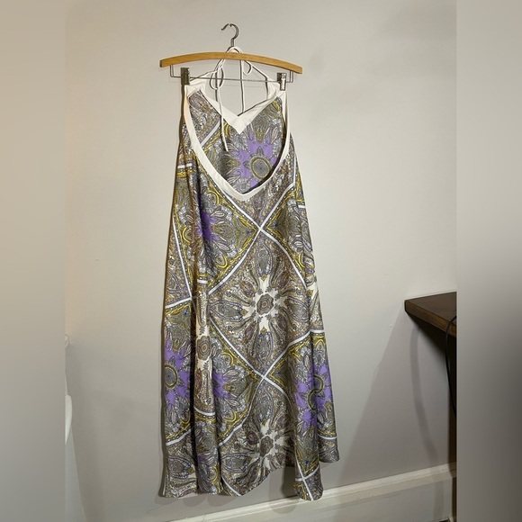 Forever 21 Loose Colorful Printed Maxi Dress with Open Back - Paisley - Picture 4 of 5